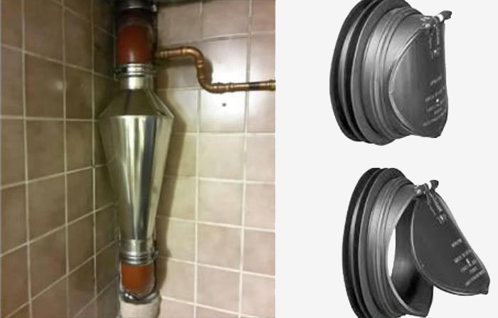 Rattentrichter sperrt Ratten aus